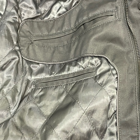 Mens Barn Chore Coat Jacket Unisex Work Coat Dark Olive/Army Green Size Large - Picture 10 of 16